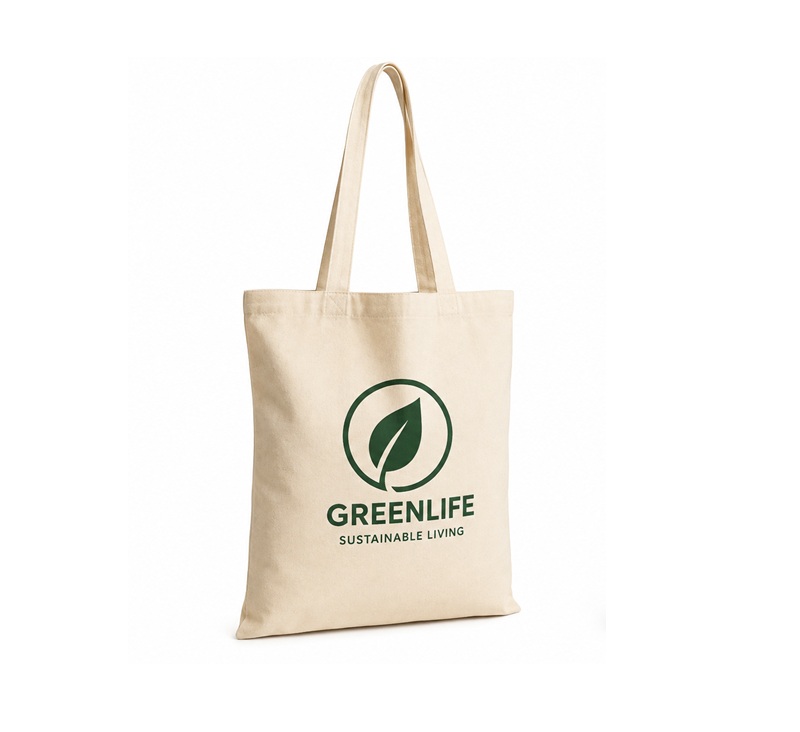Katoenen tas bedrukt met logo