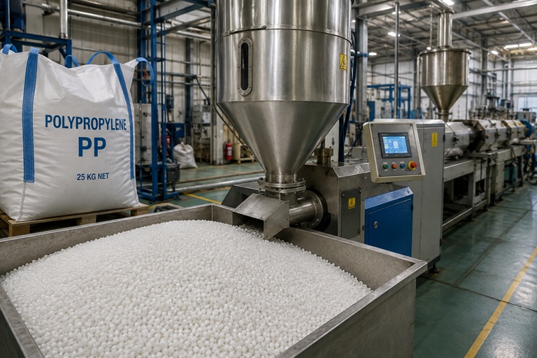 Polypropyleen korrels voor productie van PP Woven shoppers
