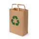 Papieren draagtas gerecycled