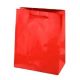 Luxe papieren draagtas, rood glans