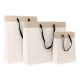 luxe papieren tasjes wit bruin