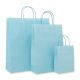 papieren tas koord blauw