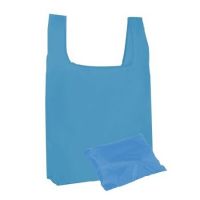 Opvouwbare polyester draagtas BLAUW